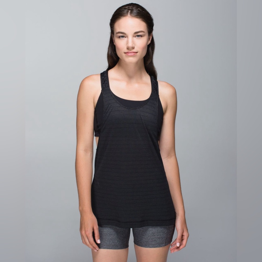 Lululemon Stash It Tank Black Size 8‎